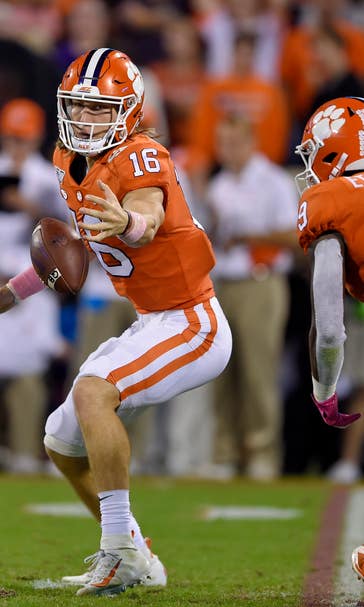 Etienne's 3 TDs lead No. 4 Clemson past Boston College 59-7